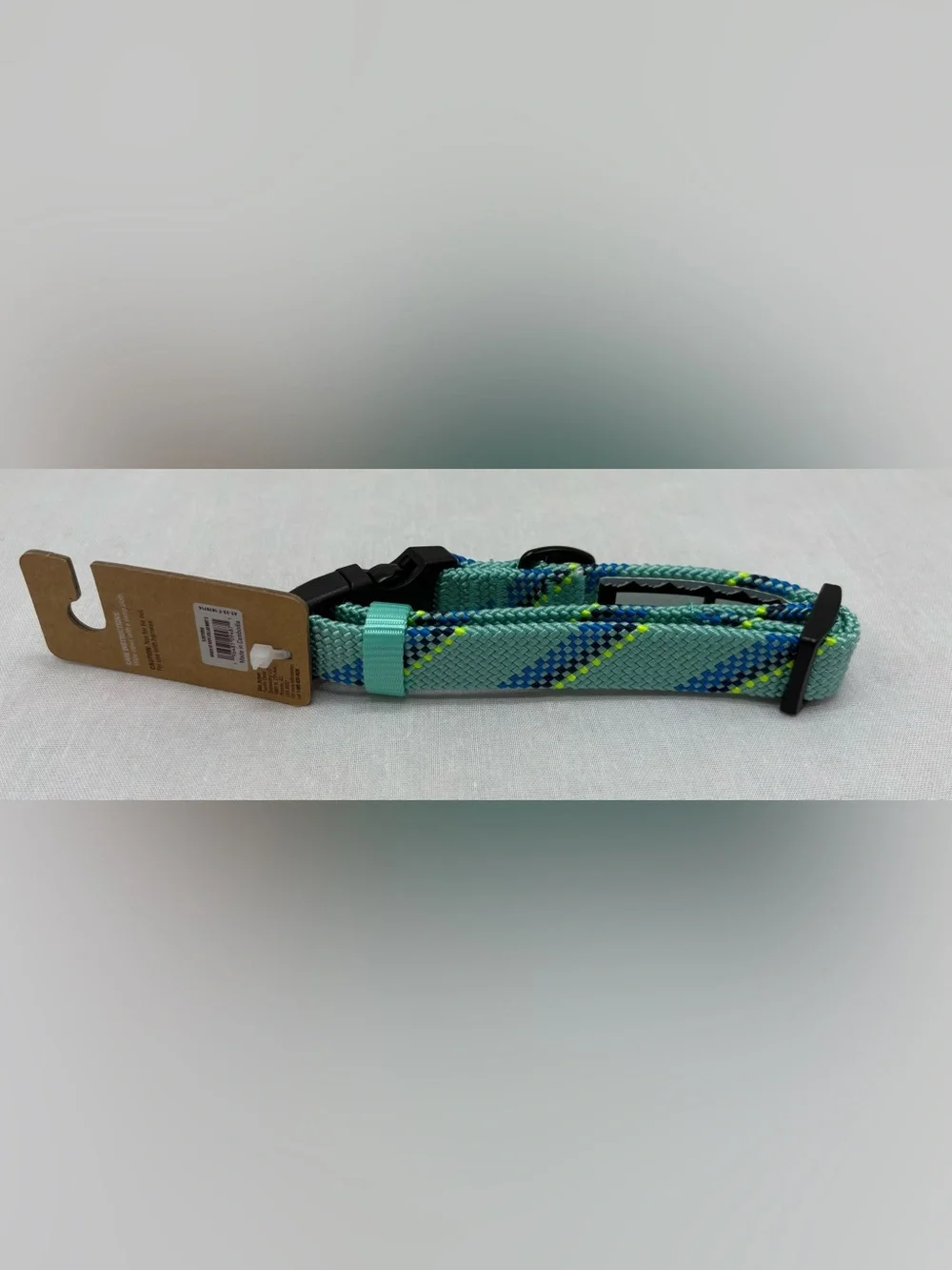 Arcadia Trail Rope Paracord Dog Collar Small-Fits neck 10-14 inches-Blue - Picture 3 of 5